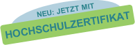 Neu: Jetzt mit Hochschulzertifikat